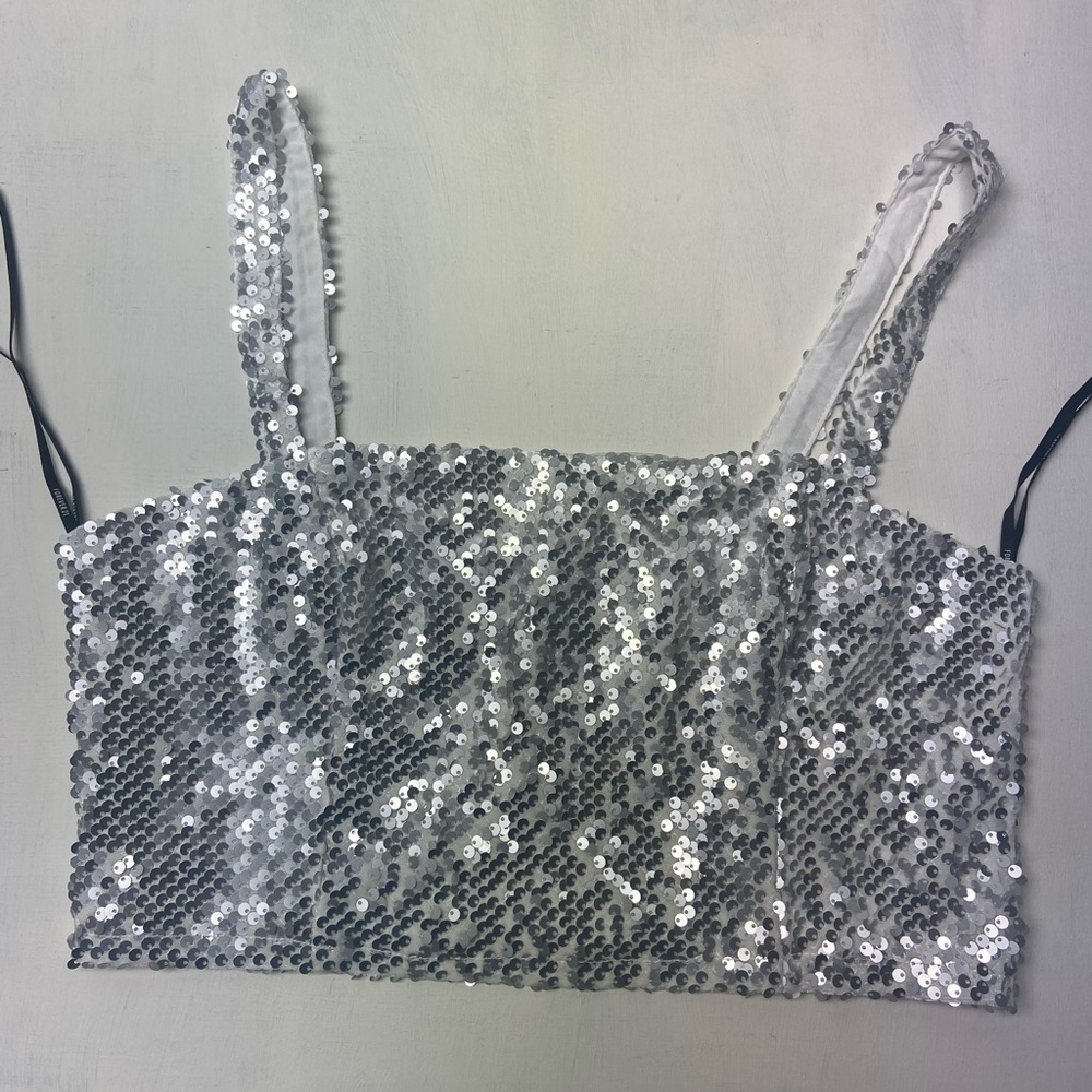 Forever 21 Sequin Crop Top